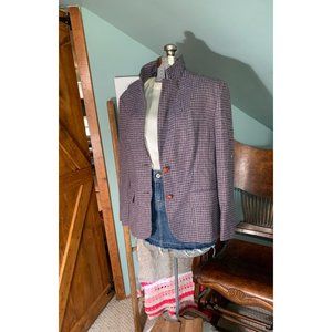 Vintage Pendleton plaid tweed blazer